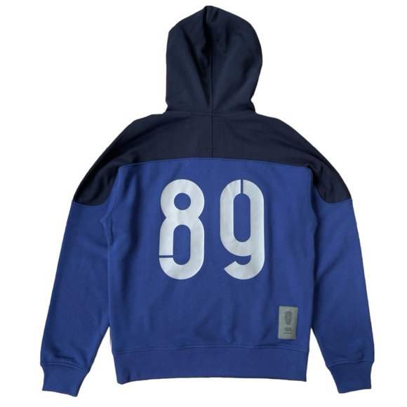 G-Star Raw 89 Logo Block Hoodie, Blue, Loose Fit, Men’s Size Small - Picture 3 of 9
